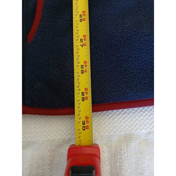 Nautica Men’s Fullzip Fleece Jacket -Navy/Maroon-Pockets-Sz XXL - Picture 8 of 15